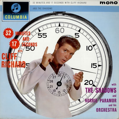 Cliff Richard & The Shadows And Norrie Paramor And His Orchestra : 32 Minutes And 17 Seconds With Cliff Richard (LP, Album, Mono, Gre)