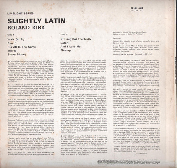 Roland Kirk : Slightly Latin (LP, Album)