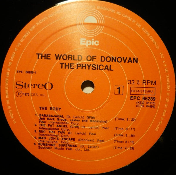 Donovan : The World Of Donovan (2xLP, Comp, RE)