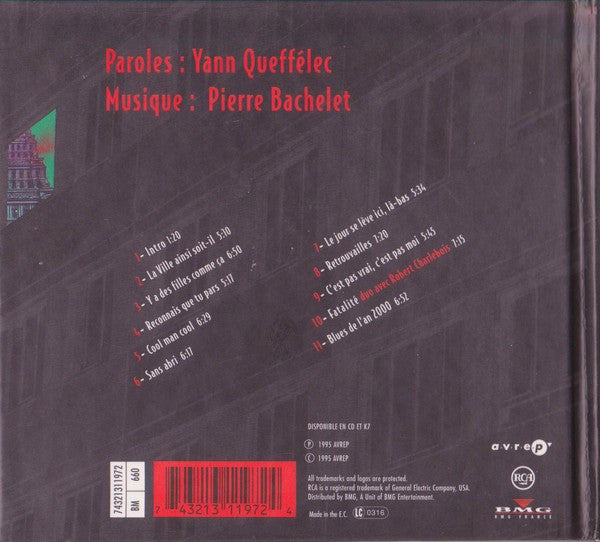 Pierre Bachelet : La Ville Ainsi Soit-Il (CD, Album)