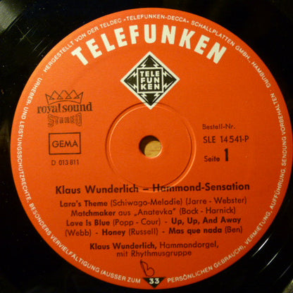 Klaus Wunderlich : Hammond Sensation (LP, Album)