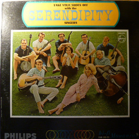 The Serendipity Singers : Take Your Shoes Off With The Serendipity Singers (LP, Album, Mono)