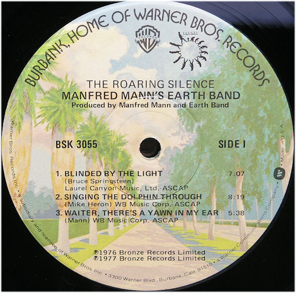 Manfred Mann's Earth Band : The Roaring Silence (LP, Album, RE, Win)