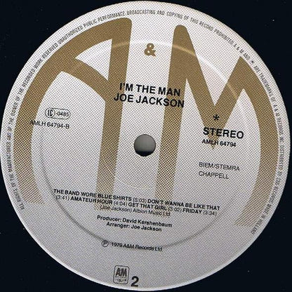 Joe Jackson : I'm The Man (LP, Album)