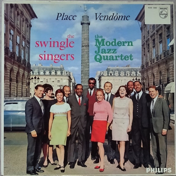 Les Swingle Singers with The Modern Jazz Quartet : Place Vendôme (LP, Album, Mono)