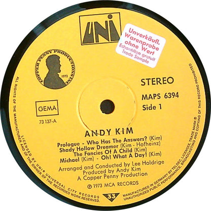 Andy Kim : Andy Kim (LP)