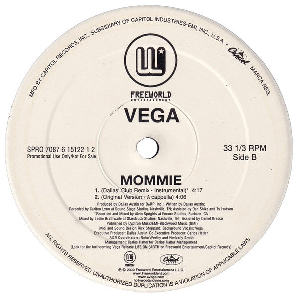 Vega (16) : Mommie (12")