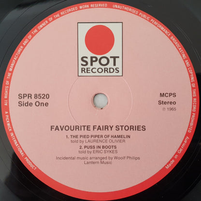 Various : Favourite Fairy Stories (LP)