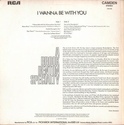 Brook Benton : I Wanna Be With You (LP)