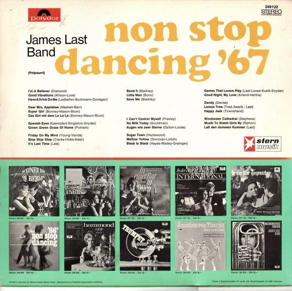 The James Last Band : '67 Non Stop Dancing (LP, Album)