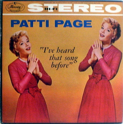 Patti Page : I've Heard That Song Before (LP, Album)