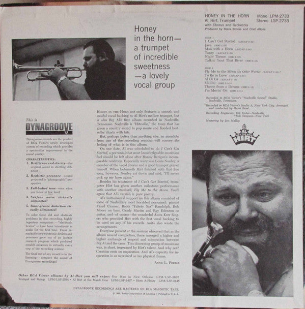 Al Hirt : Honey In The Horn (LP, Album)