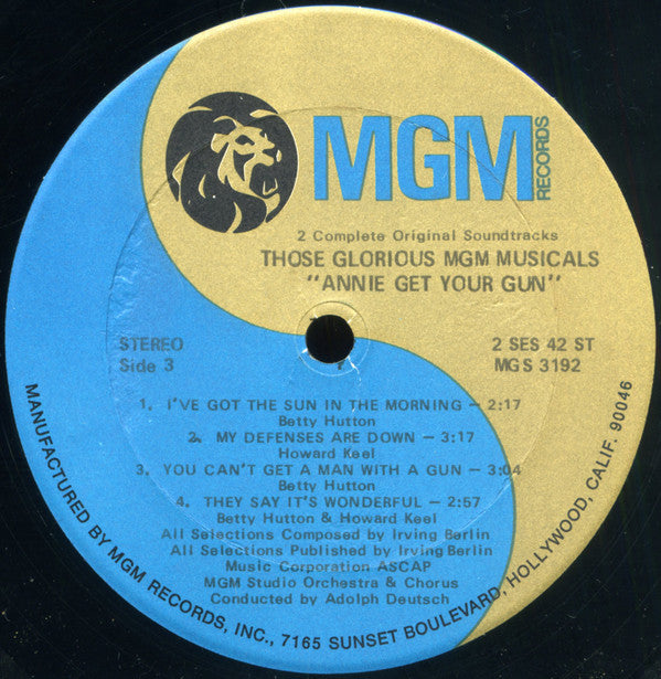 Various : Those Glorious MGM Musicals - Show Boat, Annie Get Your Gun (2xLP, Comp, Ltd, Gat)