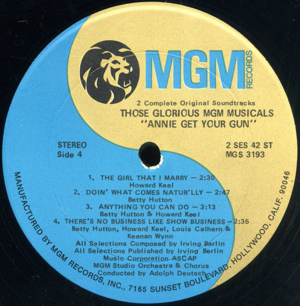 Various : Those Glorious MGM Musicals - Show Boat, Annie Get Your Gun (2xLP, Comp, Ltd, Gat)