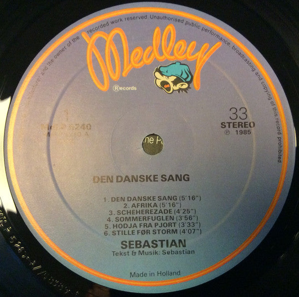 Sebastian (5) : Den Danske Sang - Opsamling '81-'85 (LP, Comp)