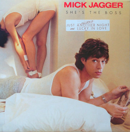 Mick Jagger : She's The Boss (LP, Album, Red)