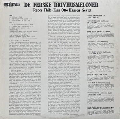 Jesper Thilo - Finn Otto Hansen Sextet : De Ferske Drivhusmeloner (LP, Album)