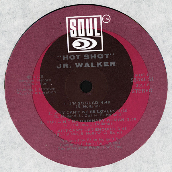 Junior Walker & The All Stars : Hot Shot (LP, Album, Hol)