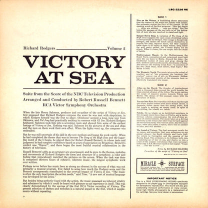 Richard Rodgers, Robert Russell Bennett : Victory At Sea Vol. 2 (LP, Album, RE)