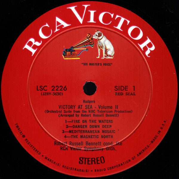 Richard Rodgers, Robert Russell Bennett : Victory At Sea Vol. 2 (LP, Album, RE)