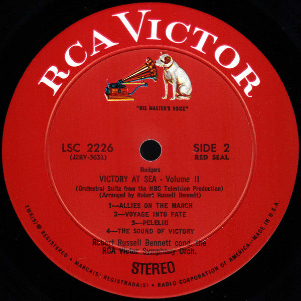 Richard Rodgers, Robert Russell Bennett : Victory At Sea Vol. 2 (LP, Album, RE)