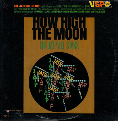 Jazz At The Philharmonic : How High The Moon (LP, Comp, Mono)