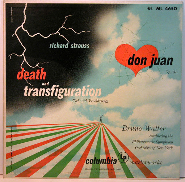 Richard Strauss : Bruno Walter Conducting The New York Philharmonic Orchestra : Death And Transfiguration / Don Juan (LP, Mono, Blu)