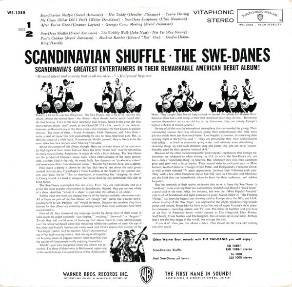 The Swe-Danes : Scandinavian Shuffle (LP, Album)