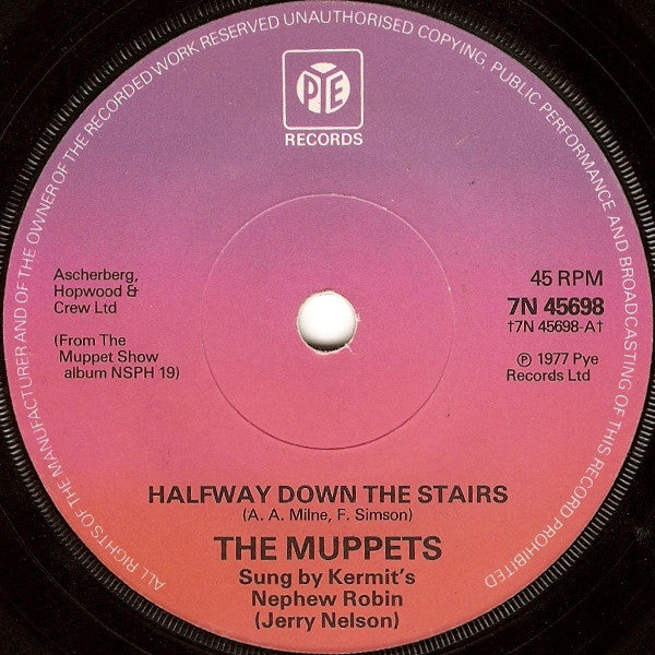 The Muppets : Halfway Down The Stairs (7")