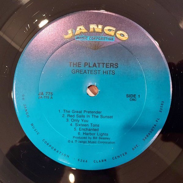 The Platters Featuring Paul Robi : Greatest Hits (LP, Comp)