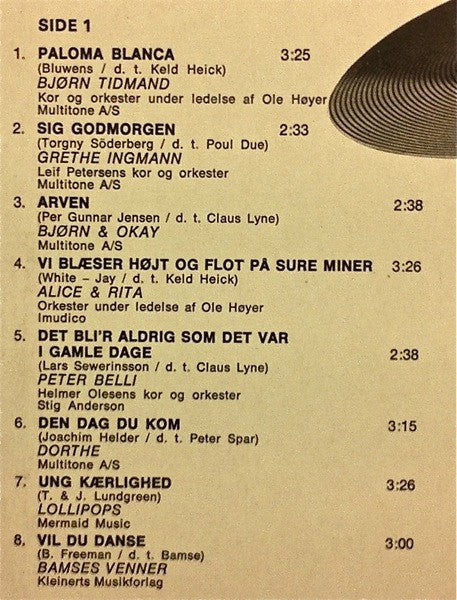 Various : 16 Stærke Danske (LP, Comp)