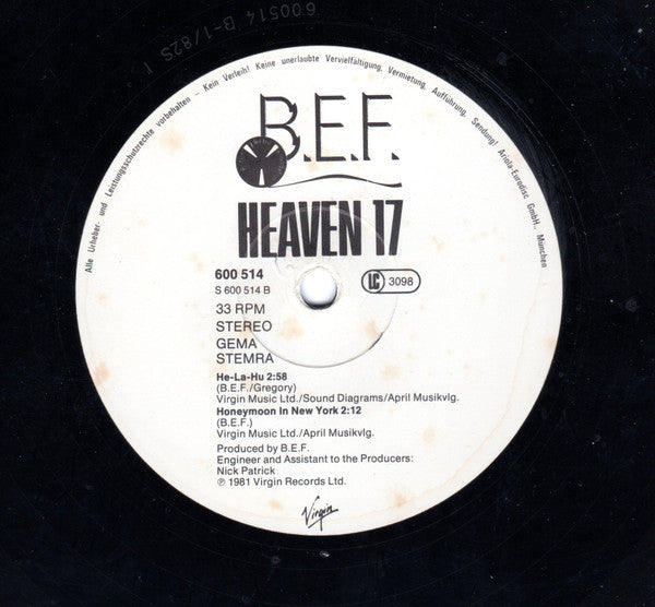 Heaven 17 : At The Height Of The Fighting (He-La-Hu!) (12")