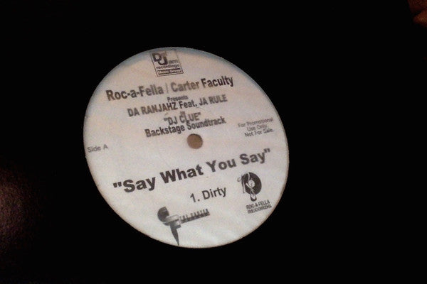 Da Ranjahz : Say What You Say (12", Promo)