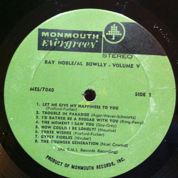 Ray Noble, Al Bowlly : Ray Noble / Al Bowlly - Vol. 5 (LP, Comp, Sid)