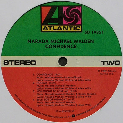 Narada Michael Walden : Confidence (LP, Album, SP)