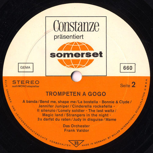 Orchester Frank Valdor : Trompeten À Gogo (LP)