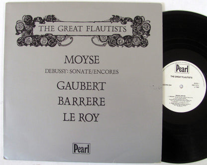 Marcel Moyse, Philippe Gaubert (2), Georges Barrère, René Le Roy : The Great Flautists - Vol.1 (LP, Comp)