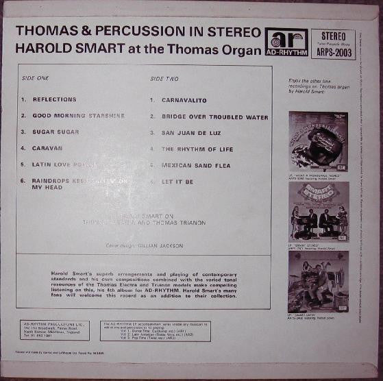 Harold Smart : Thomas & Percussion In Stereo (LP)