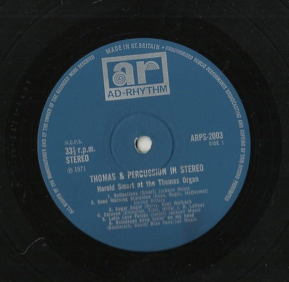 Harold Smart : Thomas & Percussion In Stereo (LP)