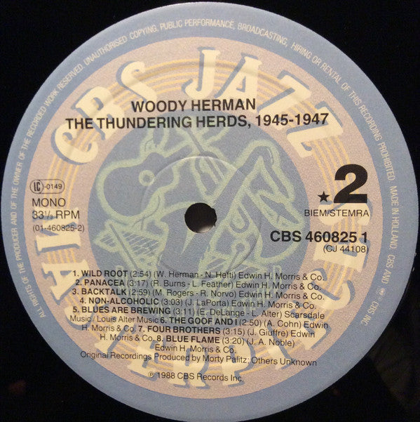 Woody Herman : The Thundering Herds 1945-1947 (LP, Comp, Mono, RM)