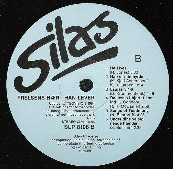 Frelsens Hær : Han Lever (LP)