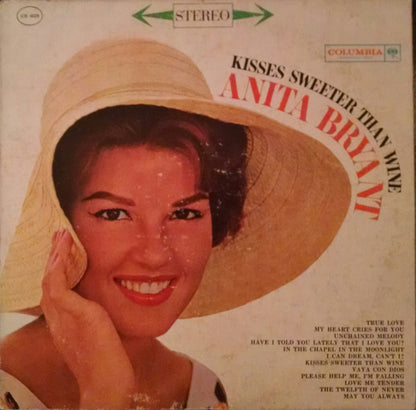 Anita Bryant : Kisses Sweeter Than Wine (LP, Album)