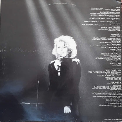 Ingrid Caven : Au Pigall's (LP, Album)