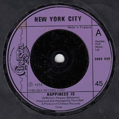 New York City : Happiness Is (7")