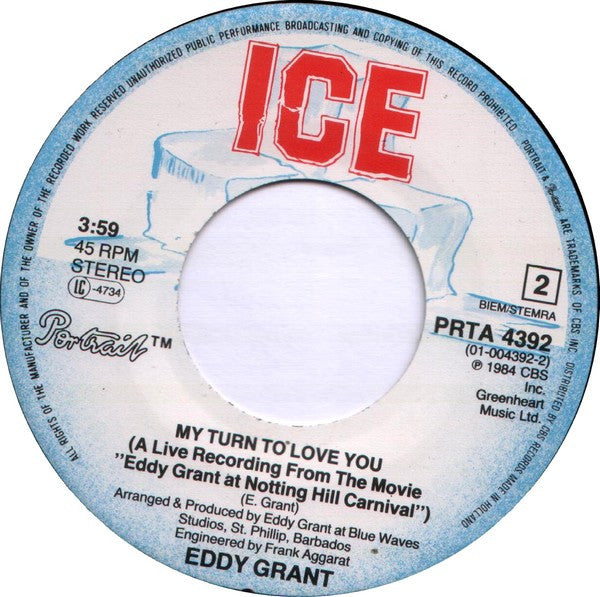 Eddy Grant : Romancing The Stone (7", Single)