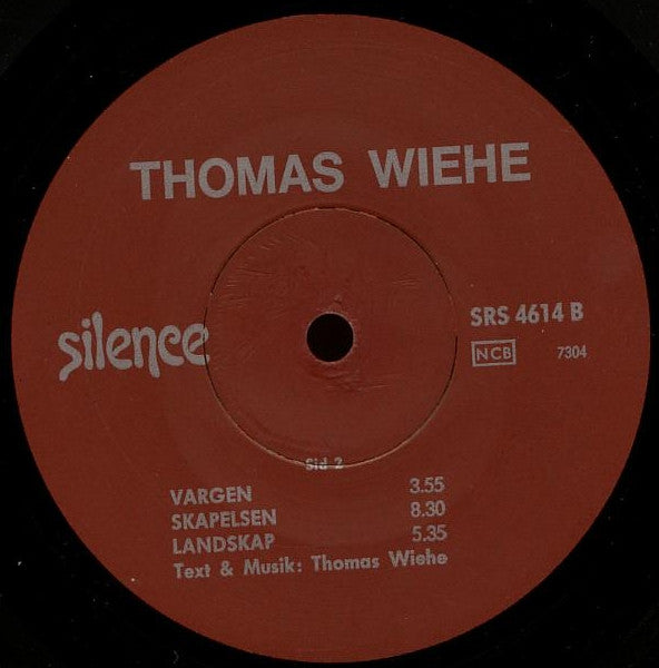 Thomas Wiehe : I Rummet Intill (LP, Album)