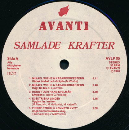 Various : Samlade Krafter (LP, Album)