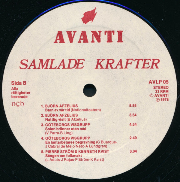 Various : Samlade Krafter (LP, Album)