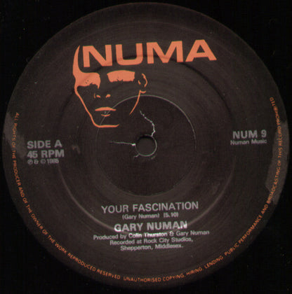 Gary Numan : Your Fascination (12", Single)