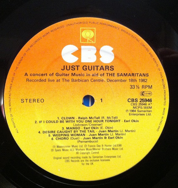 Various : Just Guitars (LP, Album)